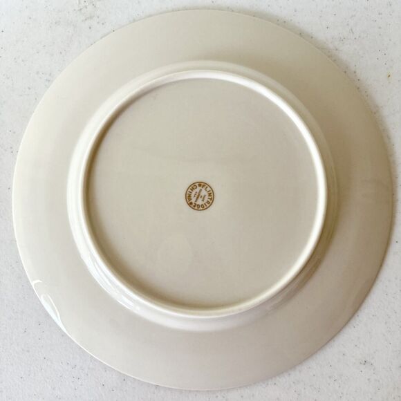 Flintridge California Sylvan Pink Gold Rim 9 Inch‎ Dinner Plate dinnerware - Picture 6 of 7